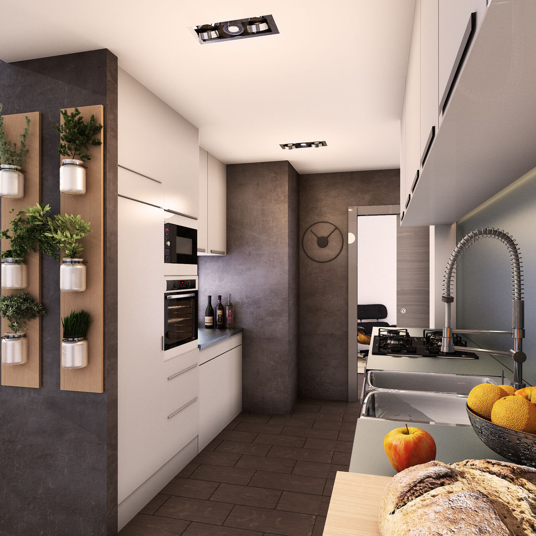 Reforma Interior vivienda Tiana, 2vsarq 2vsarq Cozinhas minimalistas