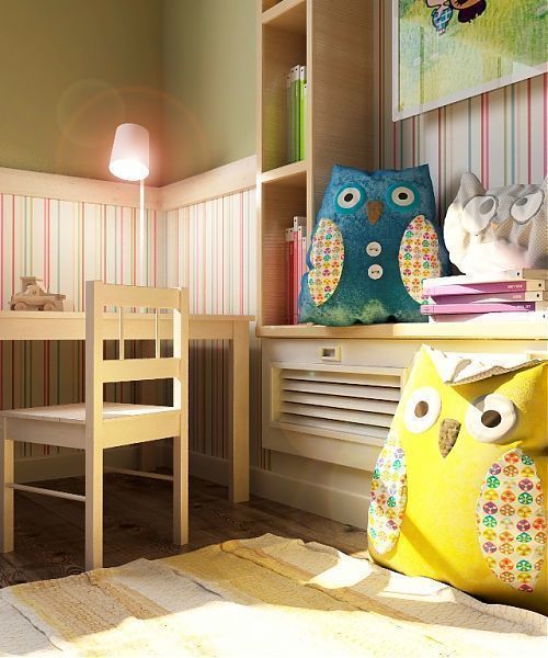 Дизайн в современном стиле 3к.кв, MoRo MoRo Детская комнатa в классическом стиле
