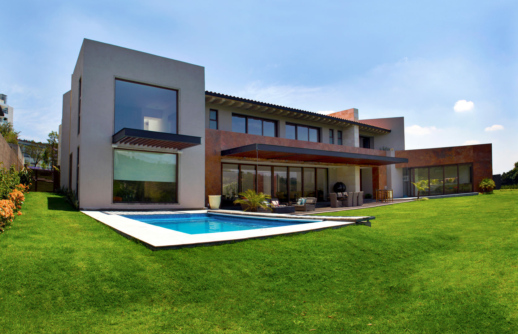 Casa 4 Puntos / Club de Golf BR, MAZ Arquitectos MAZ Arquitectos 모던스타일 주택