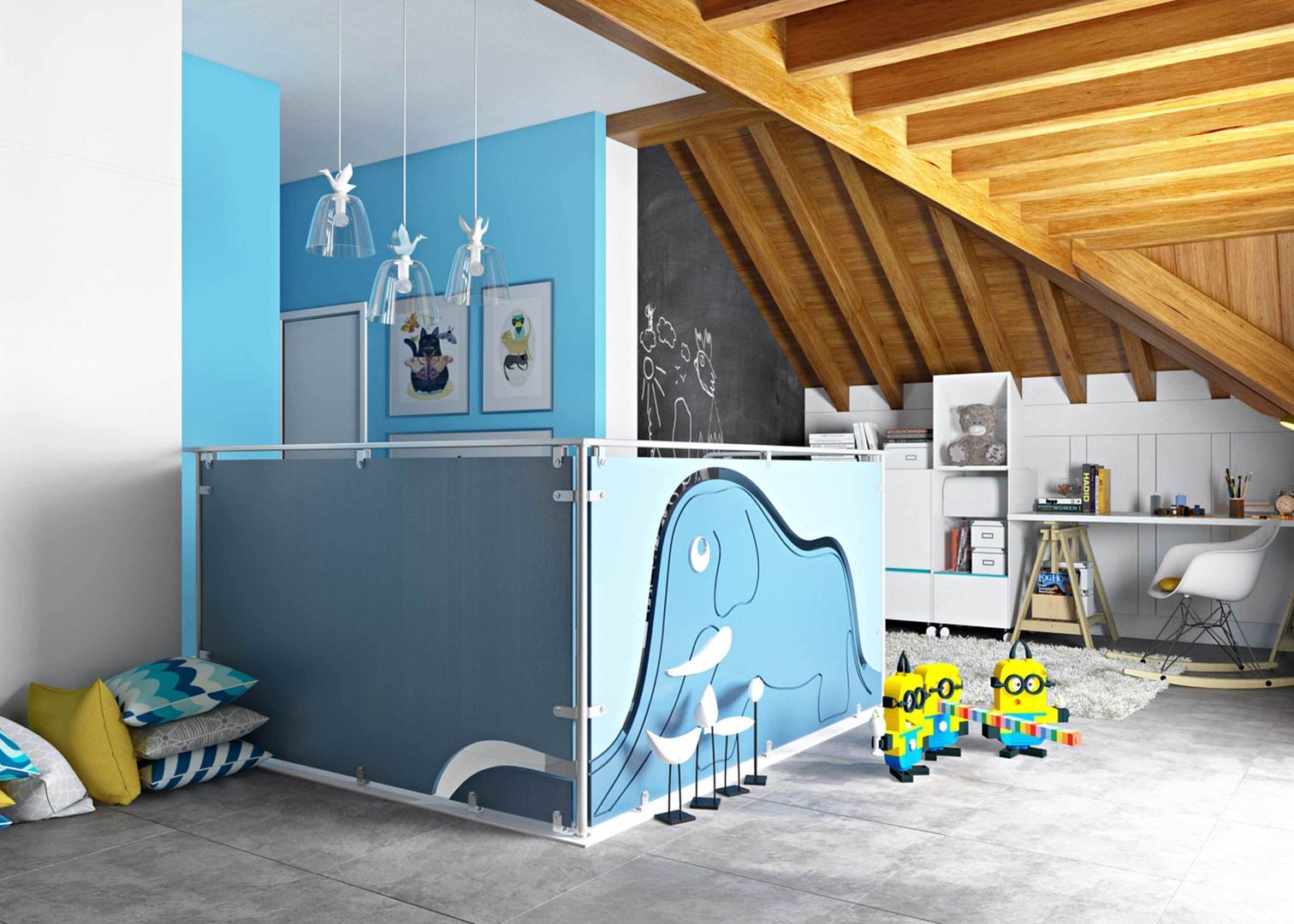 Kid's floor - la Stanza del "Piccolo Principe", valentina bandera STUDIO valentina bandera STUDIO Nursery/kid’s room