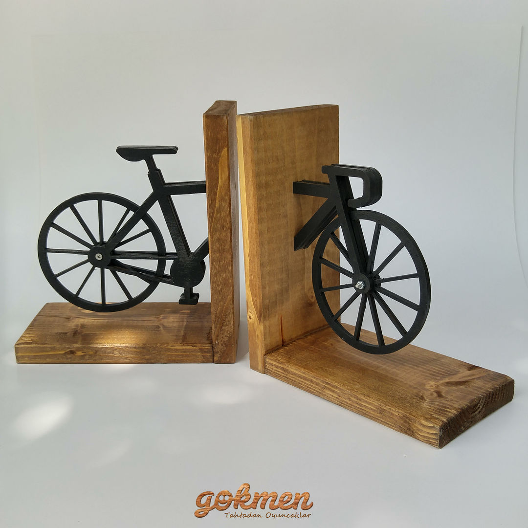 Ahşap Kitap Dayanakları / Wooden Bookends, Gökmen Ahşap Oyuncak ve Tasarım Gökmen Ahşap Oyuncak ve Tasarım Modern Living Room Accessories & decoration