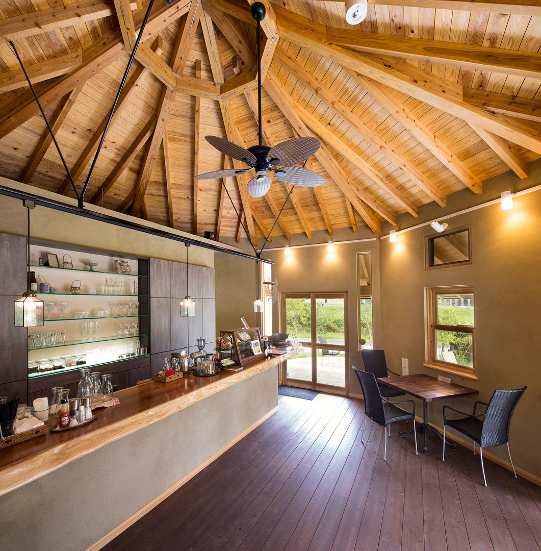 ひなた茶屋～雑木林の小さなカフェ～, 志賀建築設計室 志賀建築設計室 Eclectic style kitchen