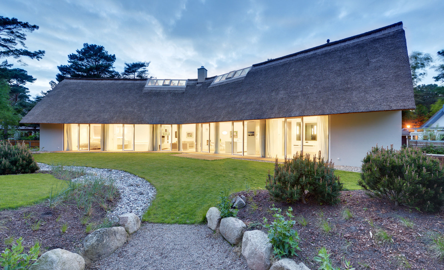 Galeriehaus im Dünenwald, Möhring Architekten Möhring Architekten Jardines de estilo moderno