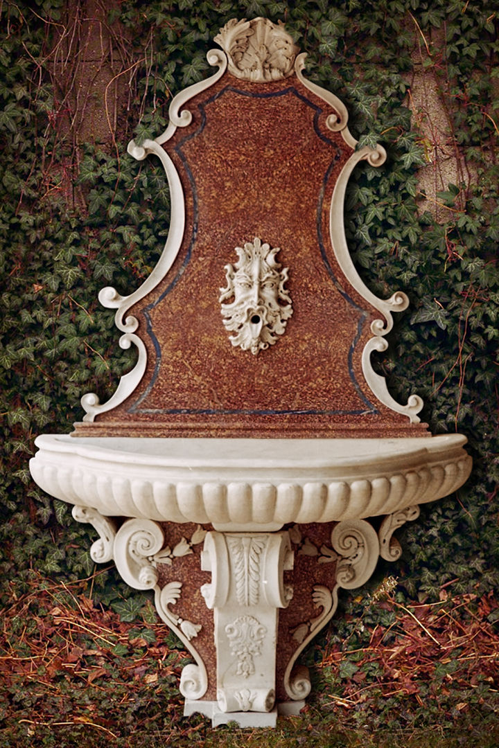 Spain Broccatello fountain CusenzaMarmi Vườn phong cách kinh điển Accessories & decoration