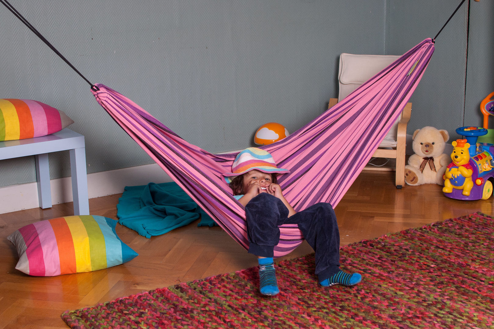 Mini Children's Cotton Hammock Emilyhannah Ltd Сад в скандинавском стиле Мебель