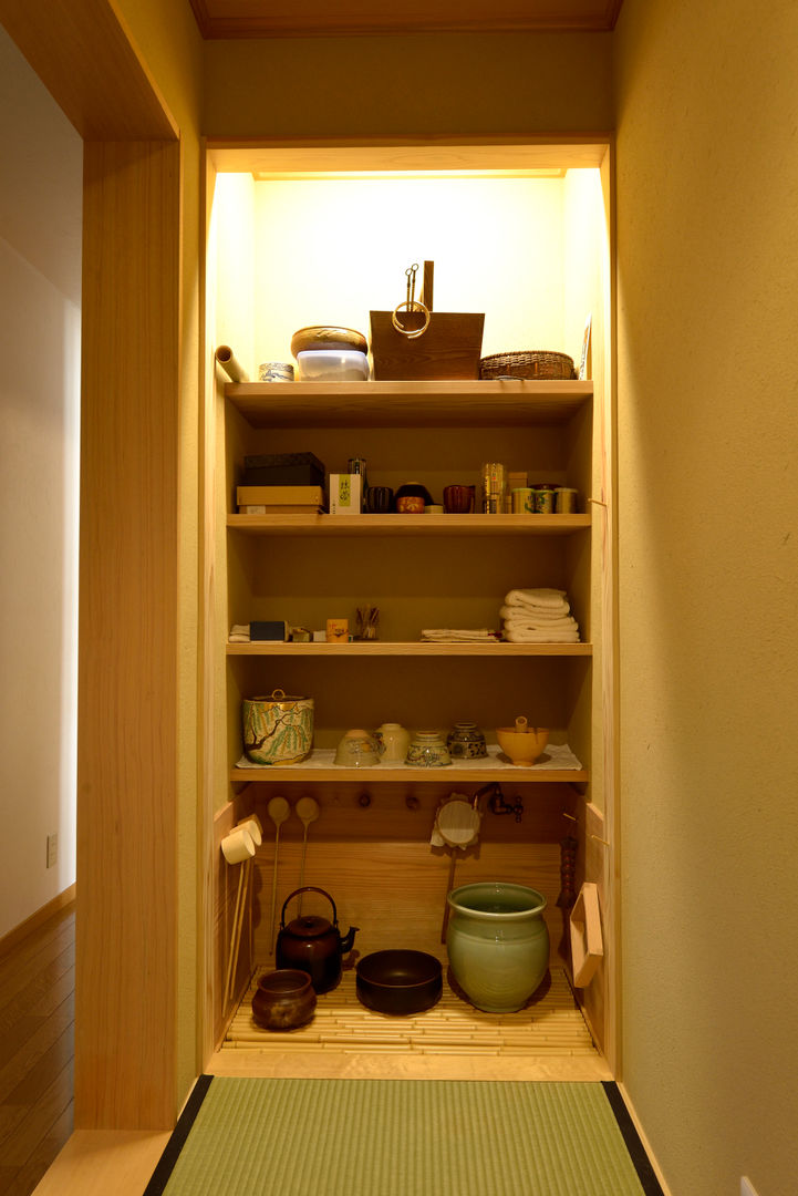 茶室「一期庵」, ATELIER IDEA ATELIER IDEA Кухни в эклектичном стиле