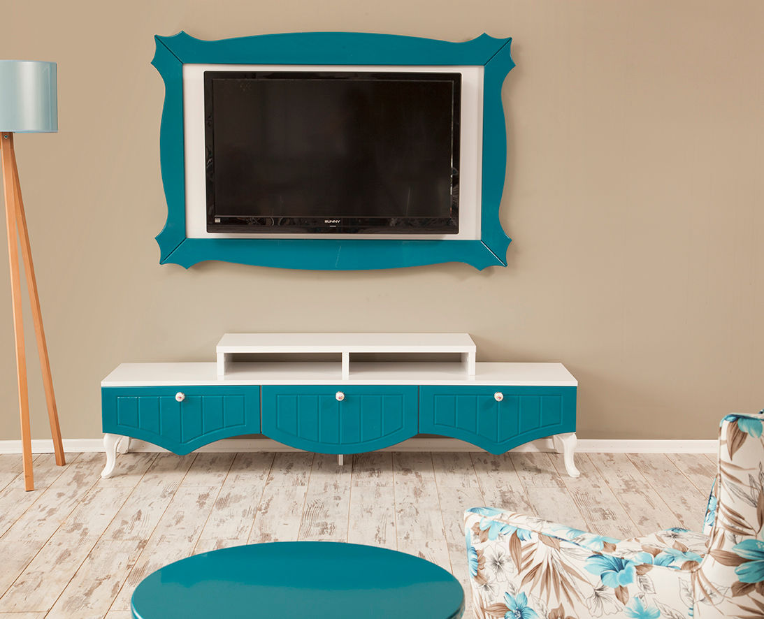 Elit Country TV Ünitesi, Sanal Mobilya Sanal Mobilya Modern Living Room TV stands & cabinets