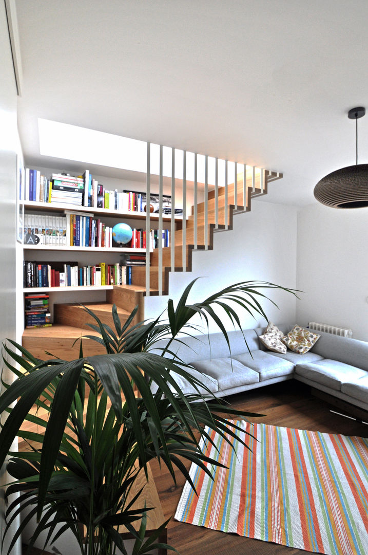 KINGSLAND ROAD E2 Architecture + Interiors Moderne woonkamers