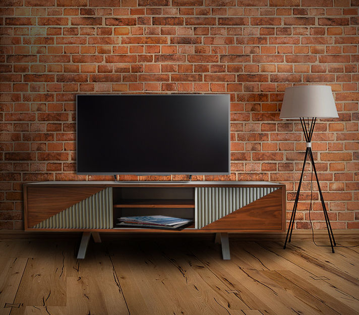 homify Salones de estilo moderno Muebles de televisión y dispositivos electrónicos