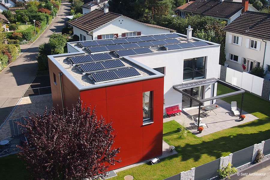 Einfamilienhaus in Muttenz, Setz Architektur Setz Architektur Casas estilo moderno: ideas, arquitectura e imágenes