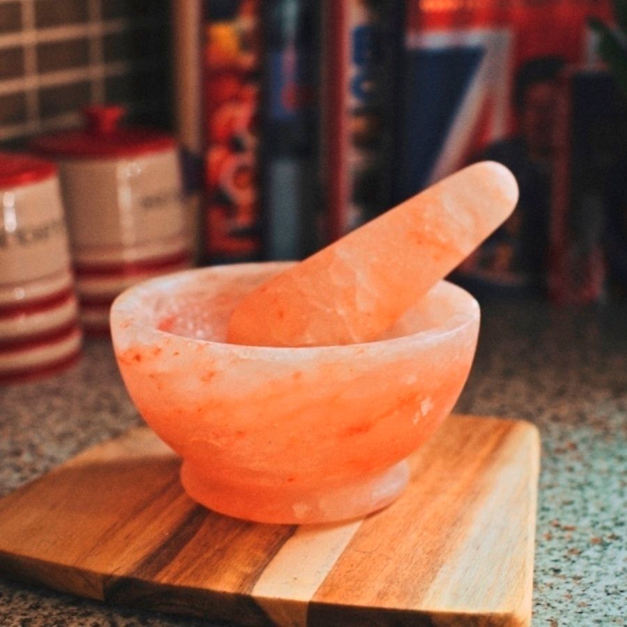 Himalayan Salt Block - Pestle & Mortar Salthouse & Peppermongers مطبخ Kitchen utensils