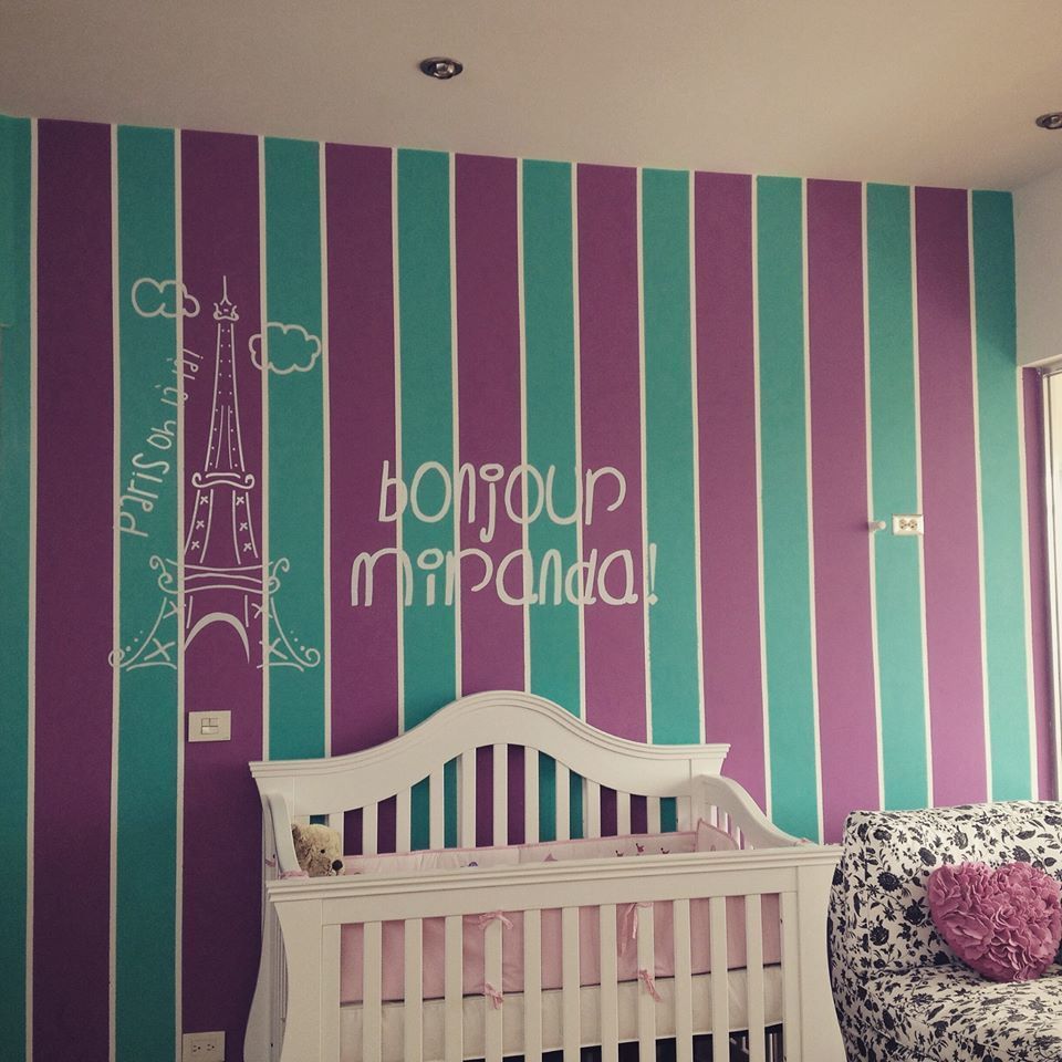 Vinil cuarto bebe Arándano Decoraciòn Dormitorios infantiles de estilo moderno Accesorios y decoración