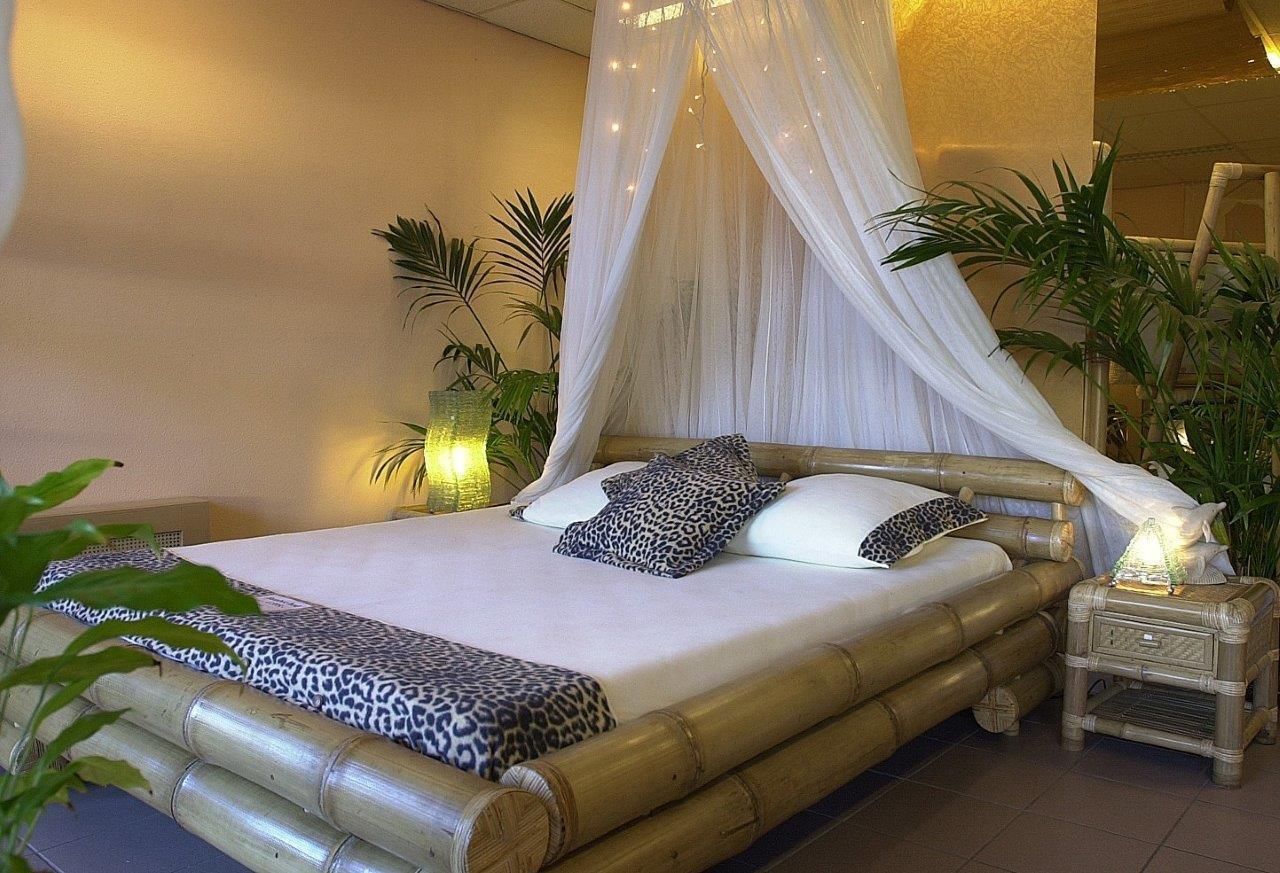 Nieuw design bamboe meubelen en decoratie, Bamboe design Bamboe design Tropische Schlafzimmer Betten und Kopfteile