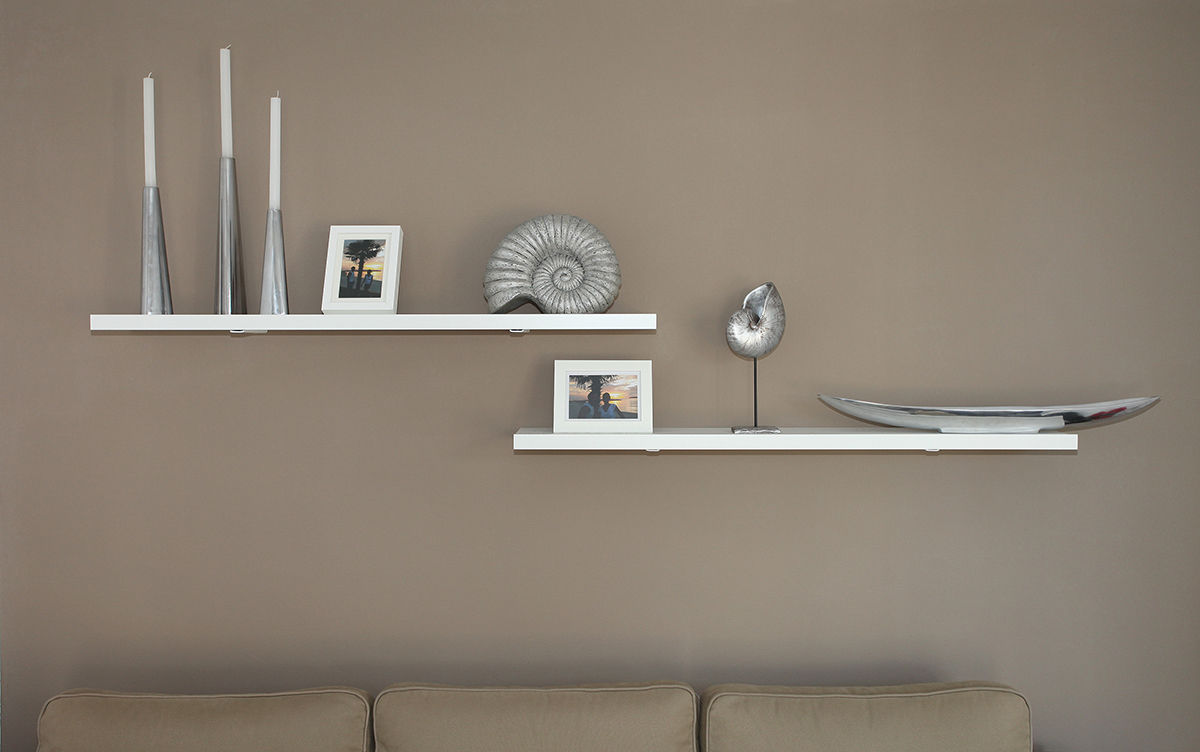 homify غرفة المعيشة Shelves