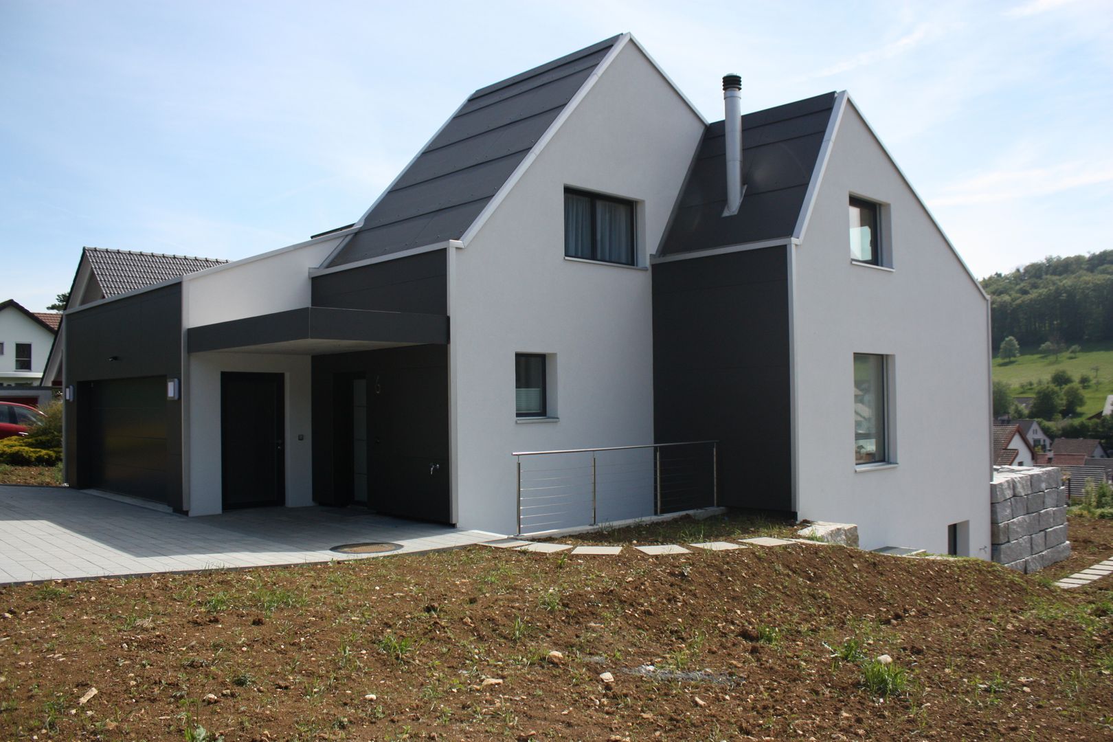 Neubau EFH Lupsingen, wohlgemuth & pafumi | architekten ag wohlgemuth & pafumi | architekten ag บ้านและที่อยู่อาศัย