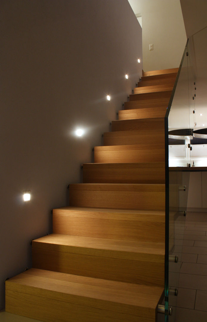 Neubau EFH Lupsingen, wohlgemuth & pafumi | architekten ag wohlgemuth & pafumi | architekten ag Stairs Stairs