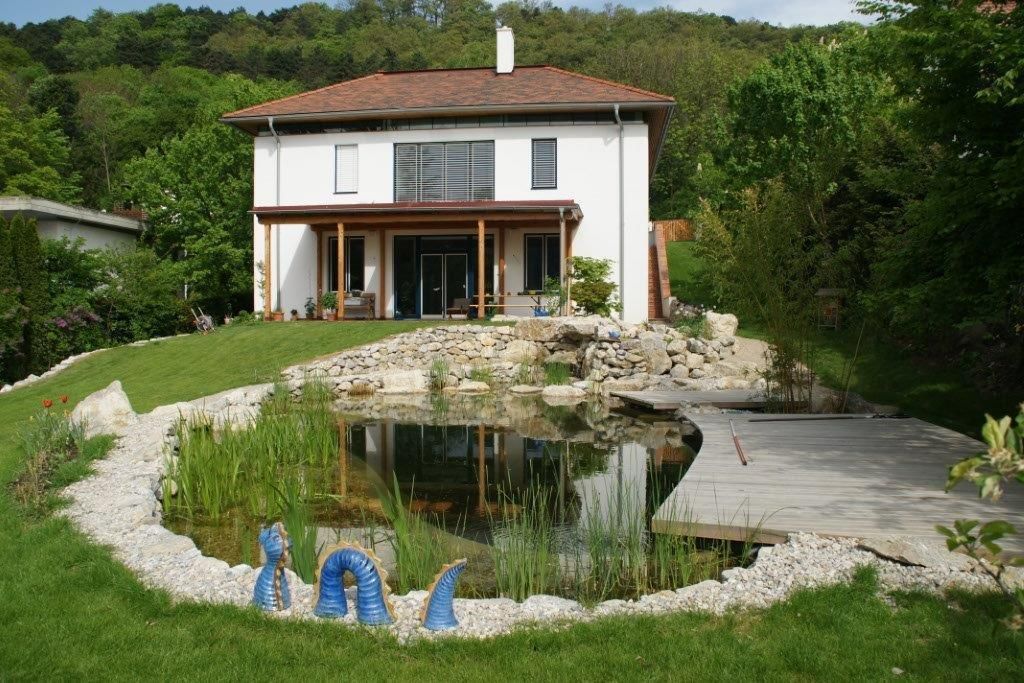 Haus Hinterbrühl, Architektur und Geomantie Architektur und Geomantie Balcones y terrazas rurales