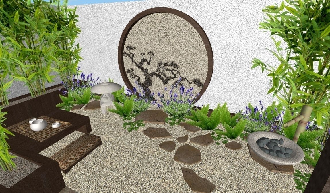 Jardines pequeños | Trucos para ampliar espacios | El "Circulo Mágico", Zen Ambient Zen Ambient Jardins asiáticos
