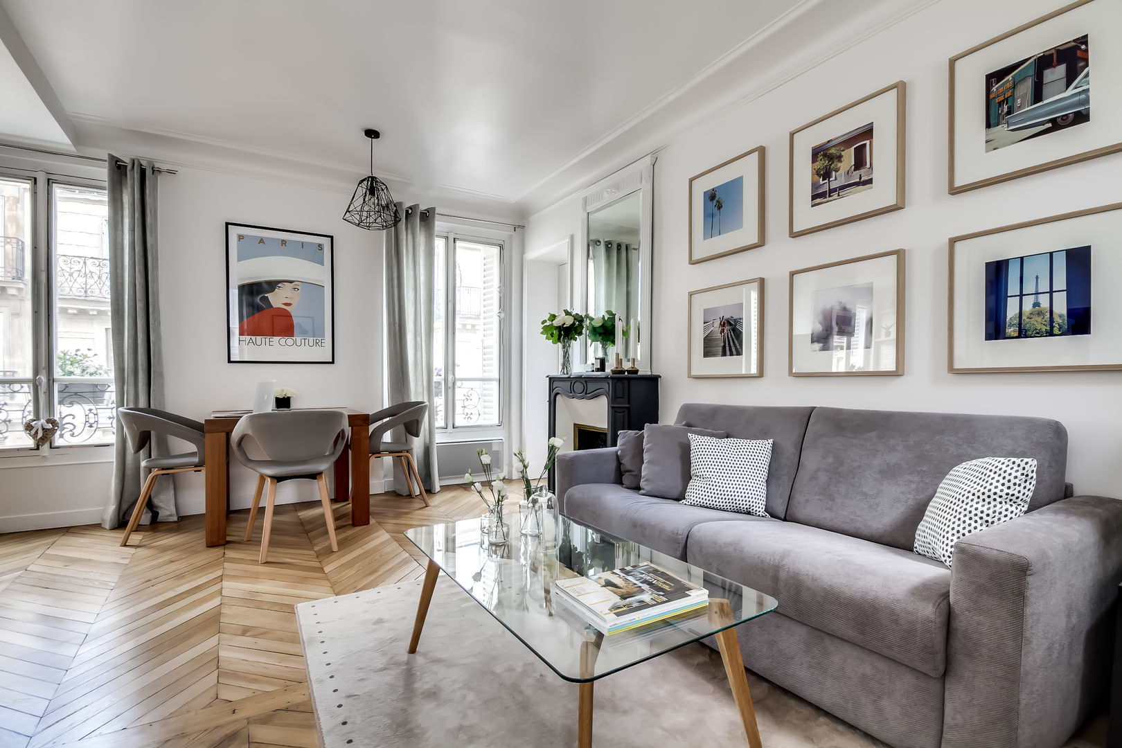 Le charme parisien, bypierrepetit bypierrepetit Scandinavian style living room