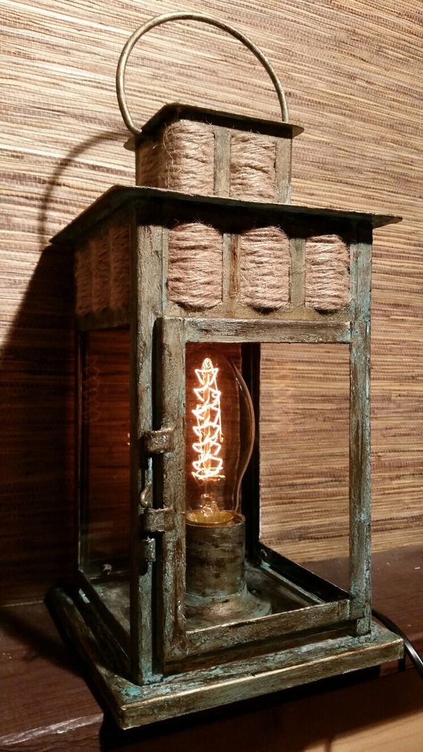 Настольная лампа "Морские тайны" Eco Shining Home Рабочий кабинет в стиле лофт Освещение