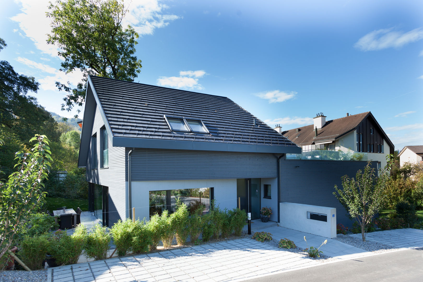 Neubau Einfamilienhais mit Atlier am Hofnerbach, von Mann Architektur GmbH von Mann Architektur GmbH Nowoczesne domy
