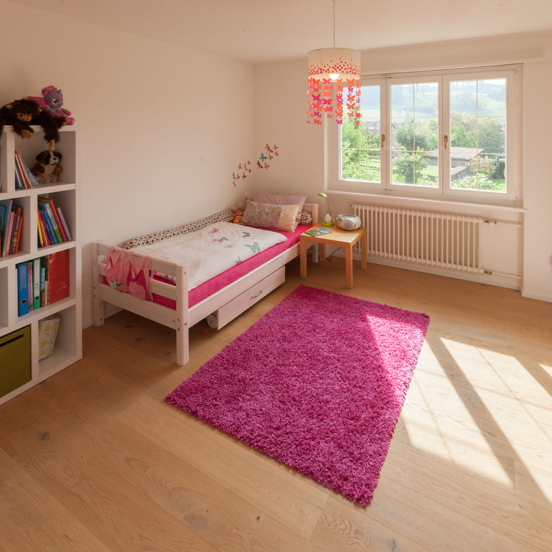 Totalsanierung und Neustrukturierung Einfamilienhaus, von Mann Architektur GmbH von Mann Architektur GmbH Habitaciones para niños de estilo moderno