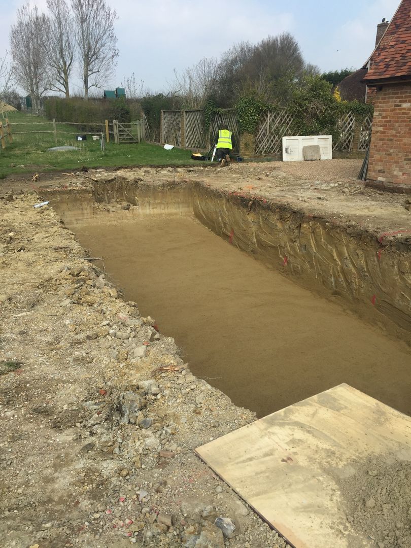 Hole Dug for the Pool XL Pools Ltd