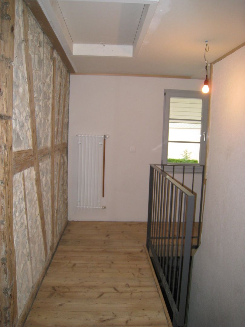 EFH Rüegg Girgis, Hegi, Binder Architektur AG Binder Architektur AG Rustic style corridor, hallway & stairs