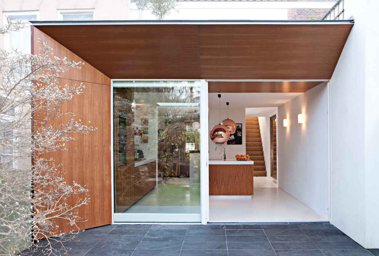 Uitbreiding en verbouwing herenhuis in Leiden, Lab-S Lab-S Casas modernas: Ideas, diseños y decoración
