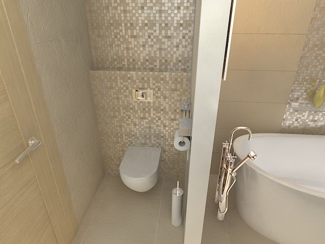 Двухуровневая квартира по ул. Чкалова, Галина Глебова Галина Глебова Minimal style Bathroom