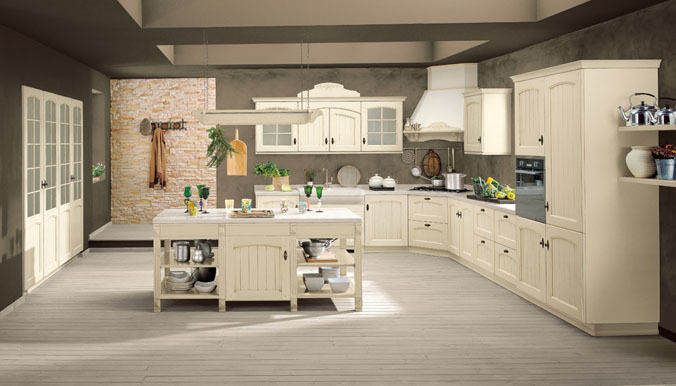 homify Country style kitchen Cabinets & shelves