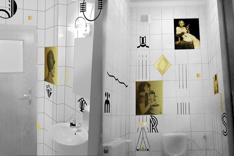 Murale, Pracownia Projektowa Hanna Kłyk Pracownia Projektowa Hanna Kłyk Eclectic style bathroom Fittings
