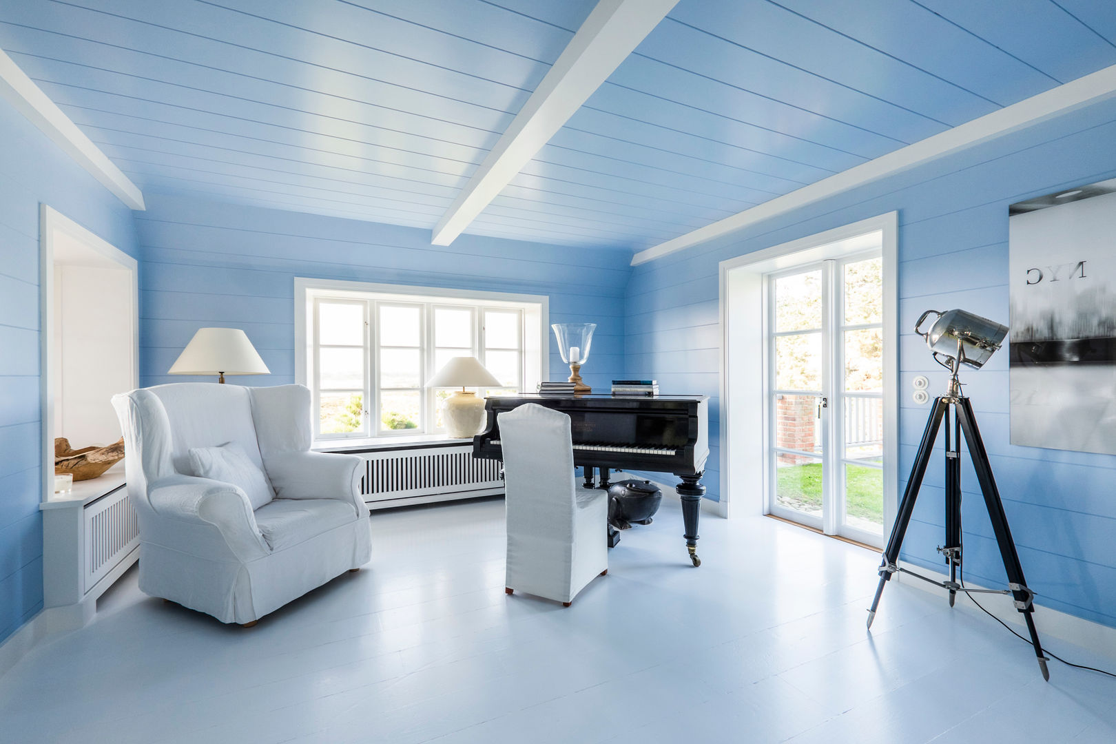 Einzelhaus in Dünenlage in List auf Sylt, Ralph Justus Maus Architektur Ralph Justus Maus Architektur Living room