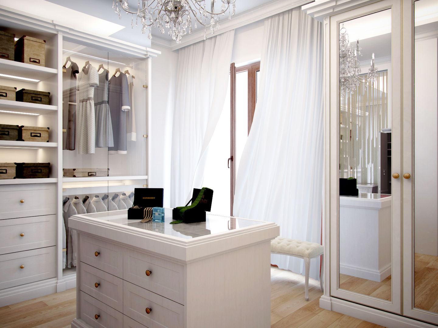 Дом Millennium-park, 420 м², Bronx Bronx Eclectic style dressing rooms