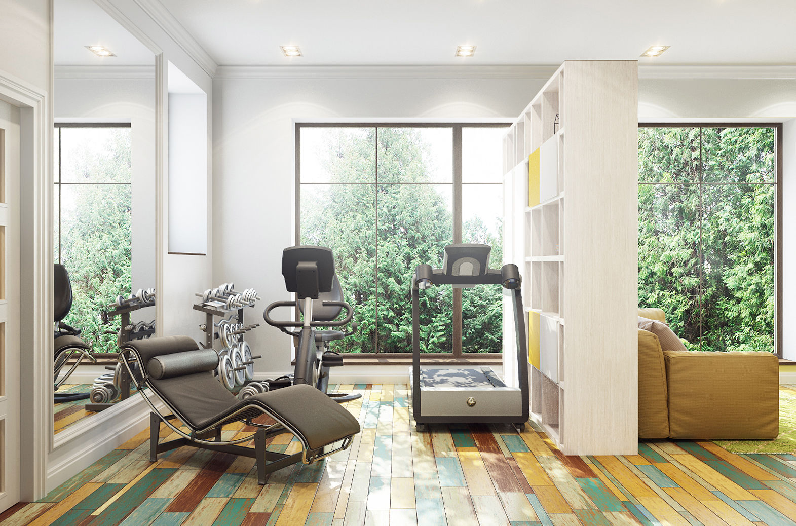 Дом Millennium-park, 420 м², Bronx Bronx Eclectic style gym