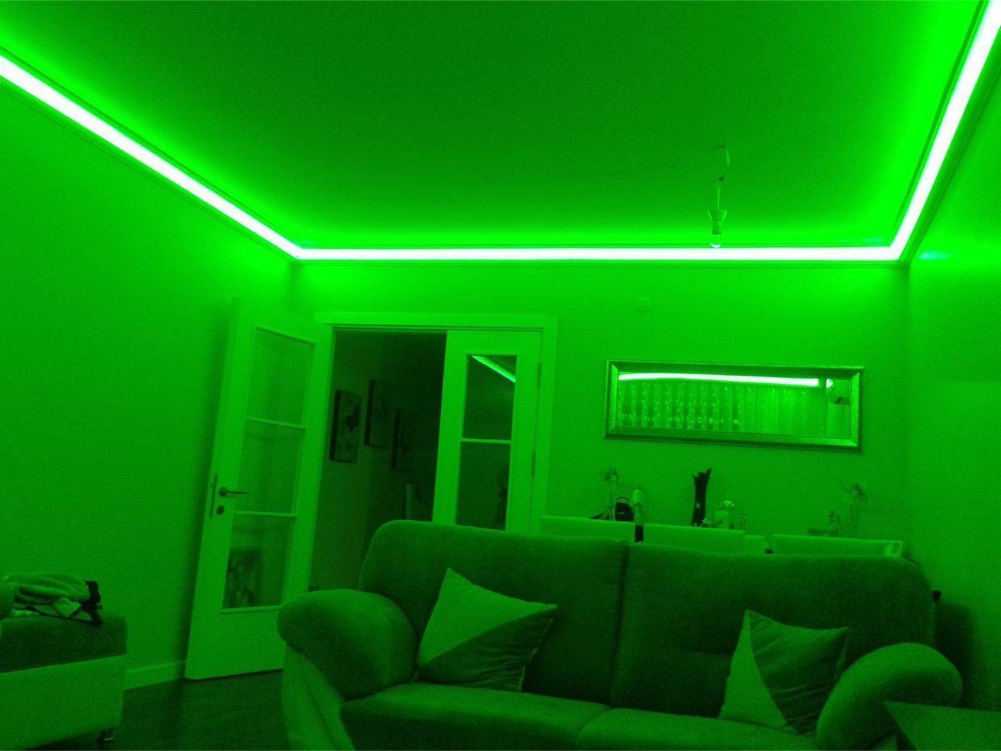 LEDPiYER Gizli aydınlatma,dekoratif ışıklı kartonpiyer ve bordür sistemleri, Kartonpiyer san. Kartonpiyer san. Phòng ăn phong cách hiện đại Lighting