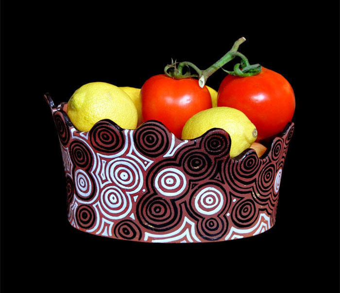 Bowl for fruits homify Phòng ăn phong cách đồng quê gốm sứ Accessories & decoration