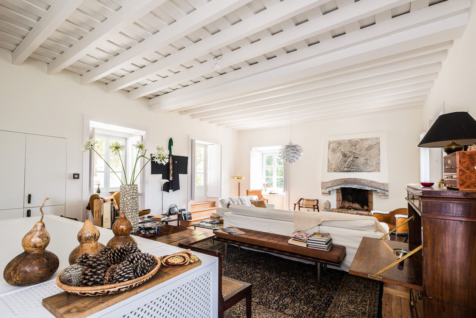Renovação de Quinta em Sintra, shfa shfa Classic style living room