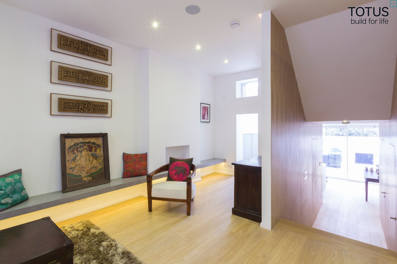 Property Renovation and Extension, Clapham SW11, TOTUS TOTUS Modern living room