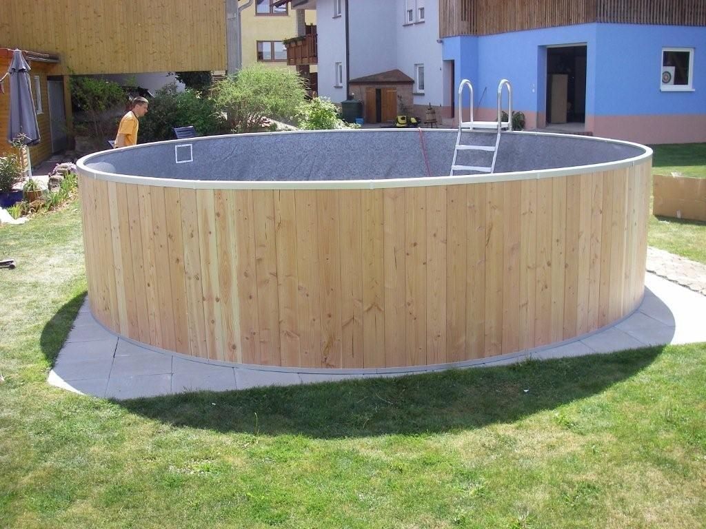 Rundbecken Fun Wood, Future Pool GmbH Future Pool GmbH モダンスタイルの プール