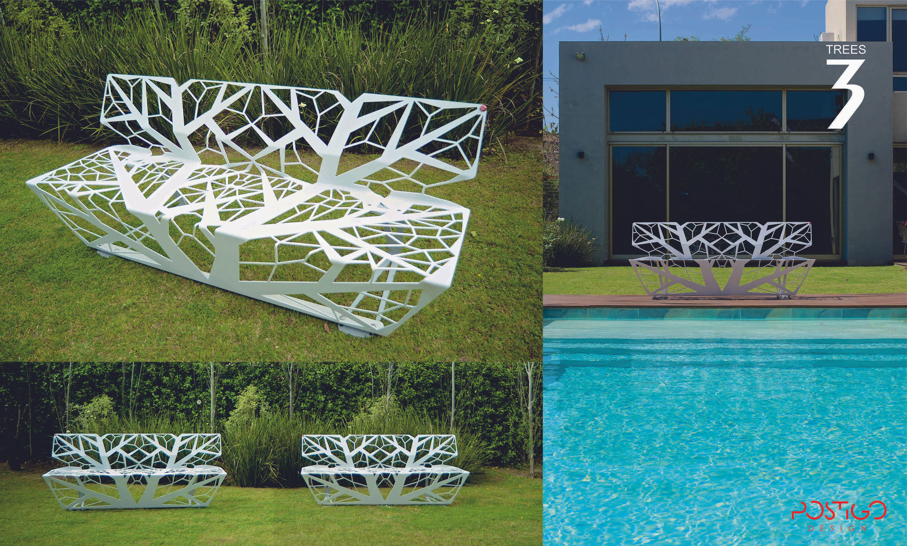 Banco 3 , Postigo design Postigo design Modern Garden Furniture