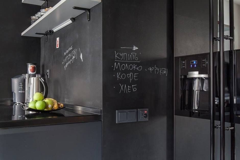 Грифельные покрытия для современной кухни, IdeasMarket IdeasMarket Minimalist kitchen