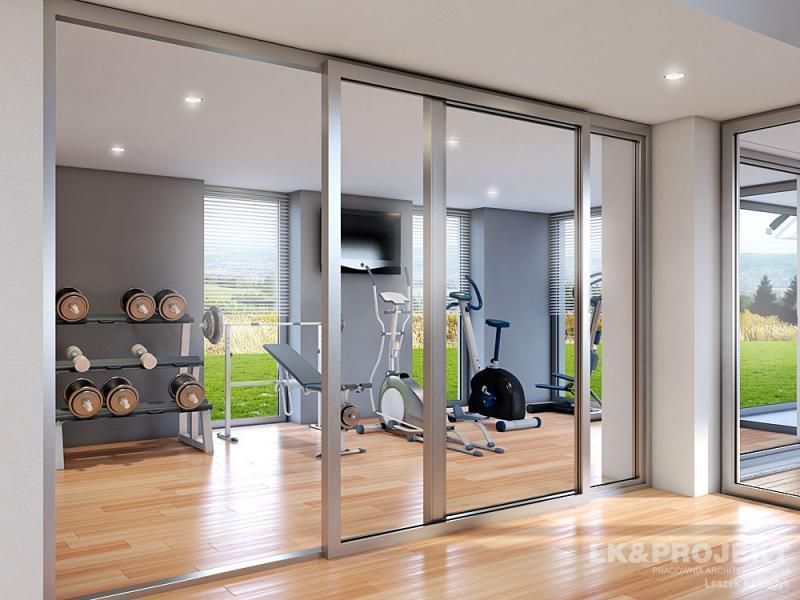 homify Moderne fitnessruimtes