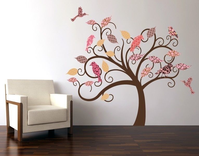 Wandsticker Baum Vintage homify Modern Walls and Floors