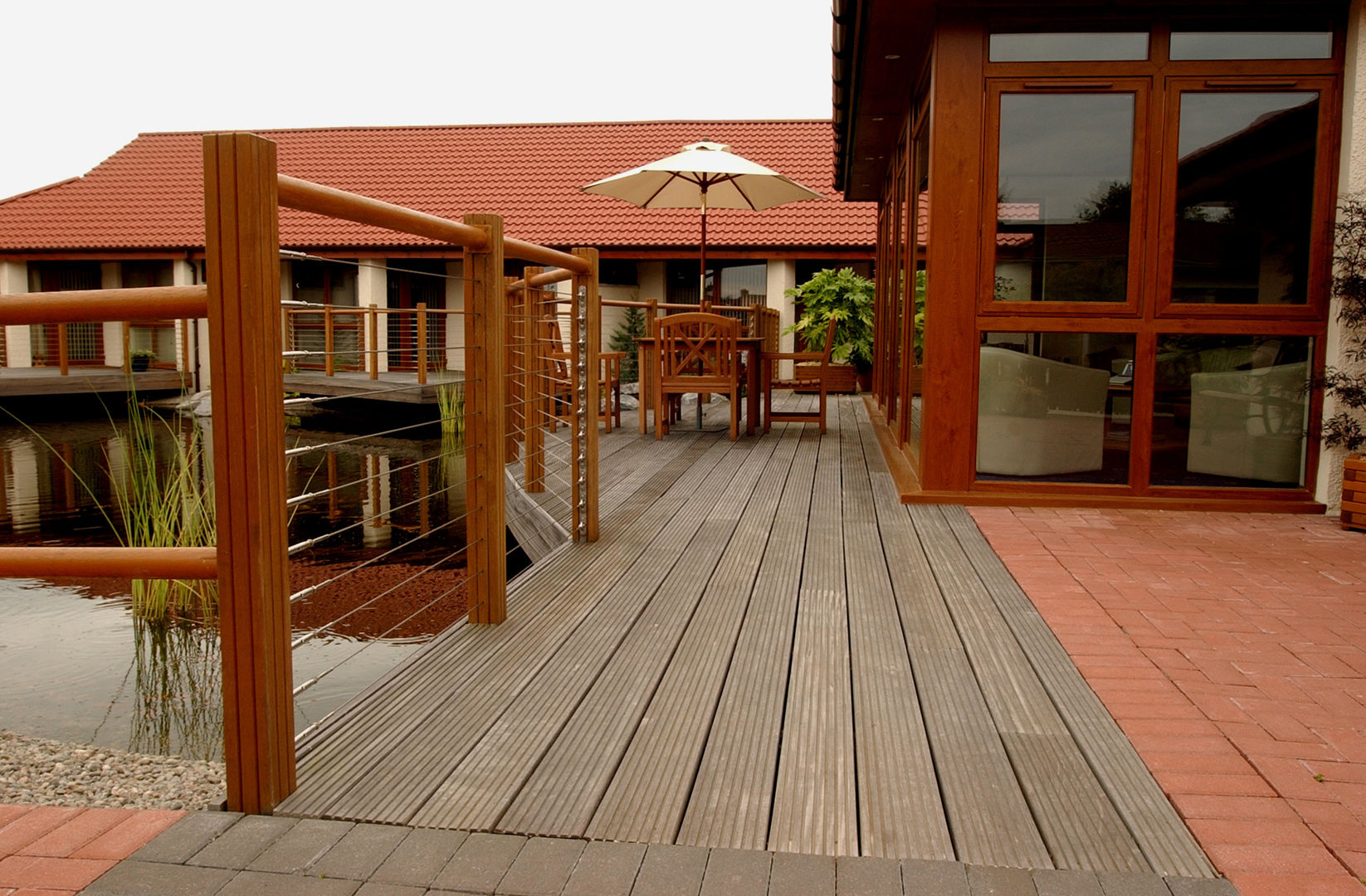 Garapa Decking from Russwood Russwood - Flooring - Cladding - Decking Garden