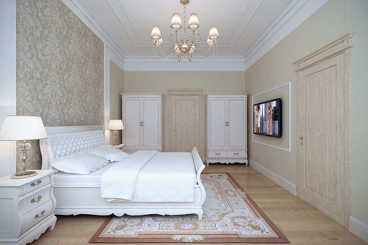 Сохраняя традиции, Студия интерьера "SENSE" Студия интерьера 'SENSE' Classic style bedroom