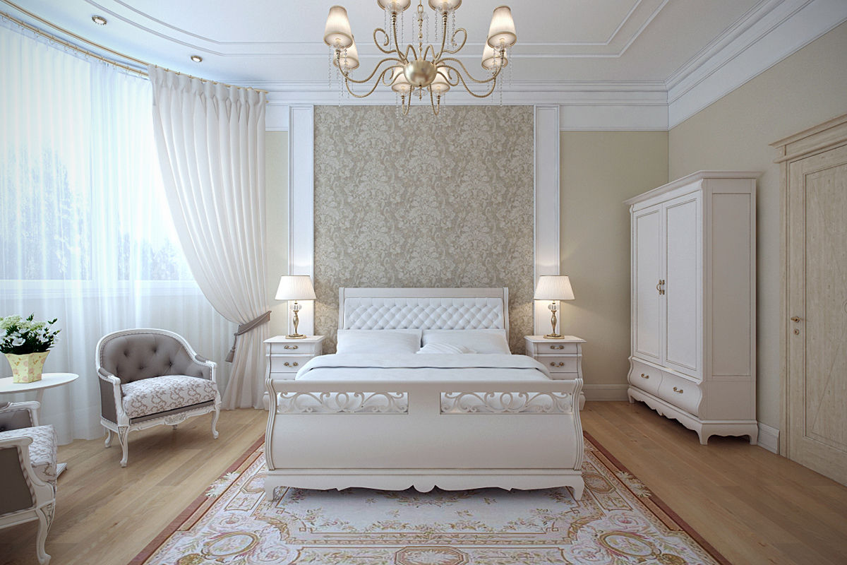 Сохраняя традиции, Студия интерьера "SENSE" Студия интерьера 'SENSE' Classic style bedroom