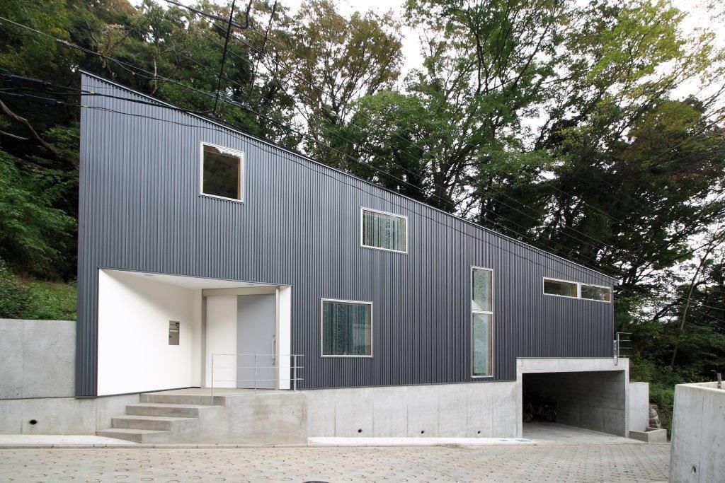 Entrance facade The Chase Architecture Modern home