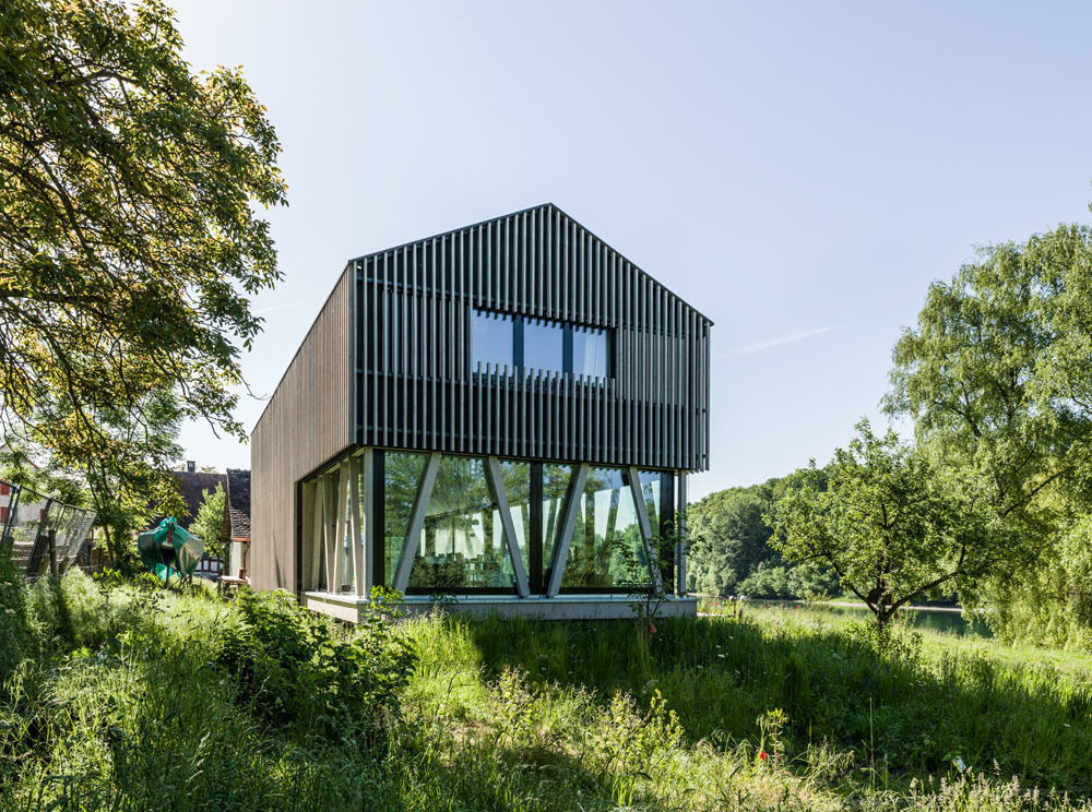 ​EFH in Hemishofen, SH, Dost Dost Casas de estilo minimalista