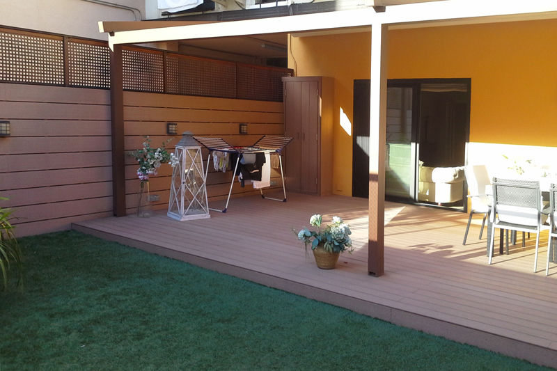 Proyecto de interiorismo de terraza, Vicente Galve Studio Vicente Galve Studio Mediterranean style balcony, veranda & terrace